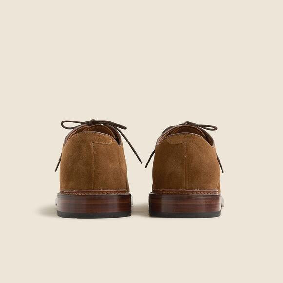 J. Crew Men\'s Ludlow Derbys Dress Shoes Lace Up in Snuff Suede Size 9 main image 6